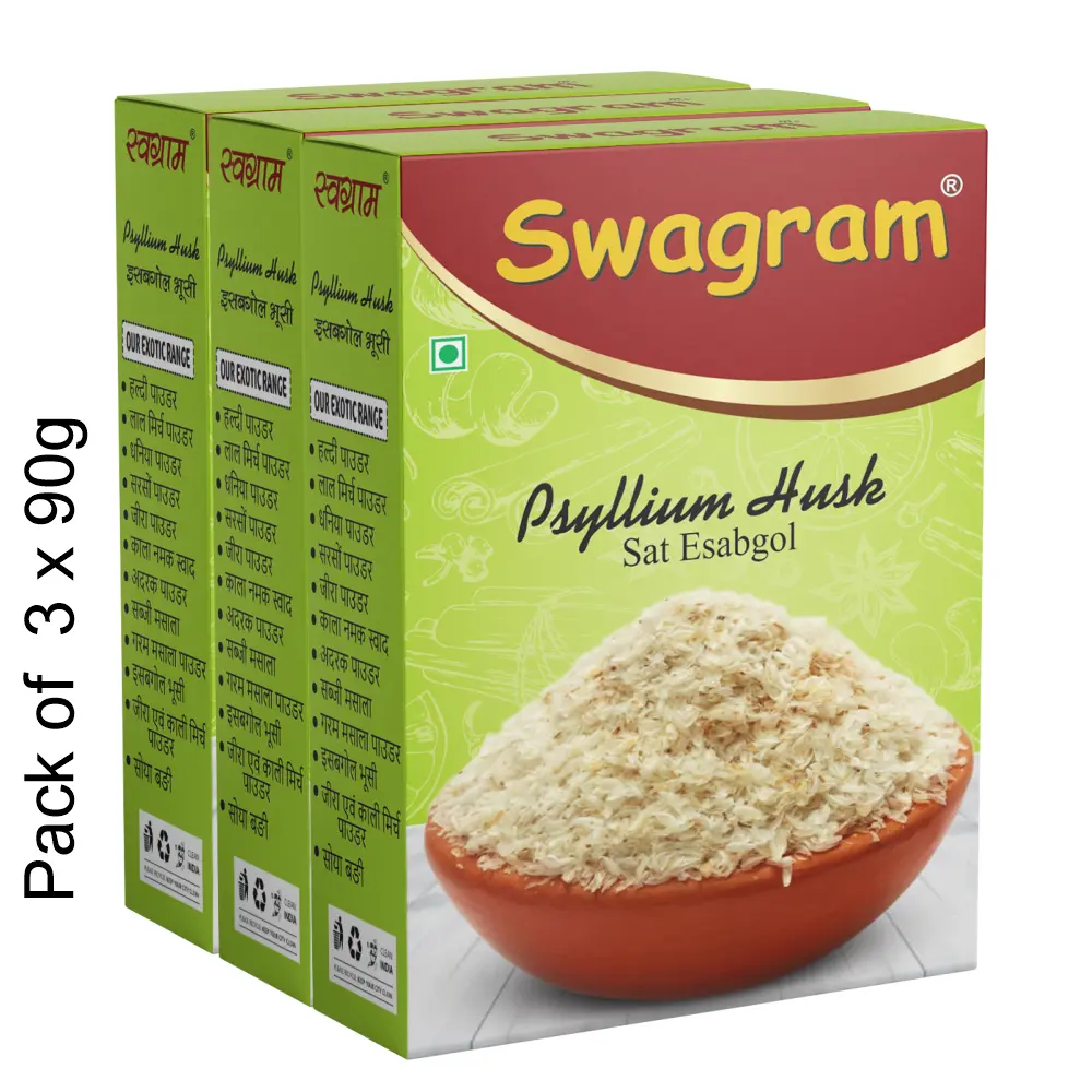 Psyllium Husk 99?g x 3 Packs - Isabgol