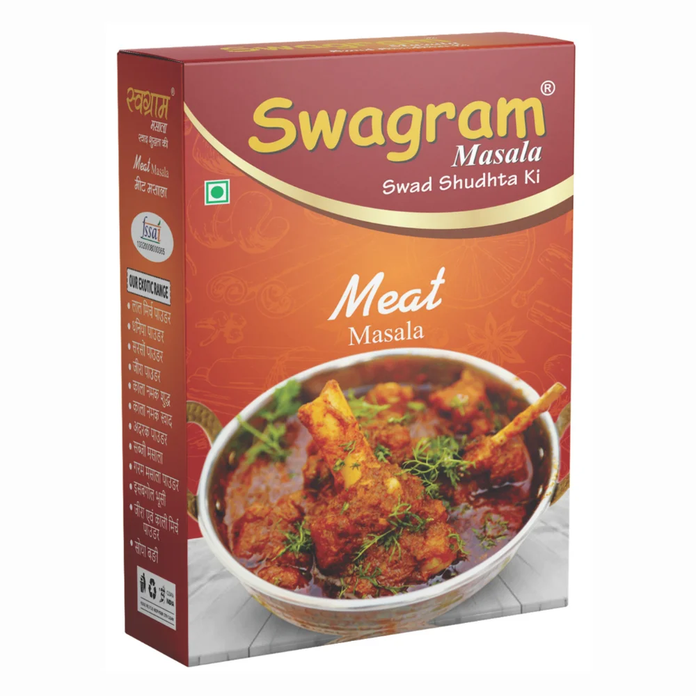 100g MEAT MASALA (PACK OF 1) GRADE 1 BEST QUALITY SPICES OF SHUCHI SWAGRAM