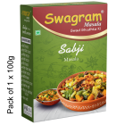 100g SABJI MASALA (Pack of 1) | GRADE 1 BEST QUALITY SPICES OF SHUCHI SWAGRAM | BEST KICHEN KING CURRY MASALA | BEST VEGITABLE MASALA