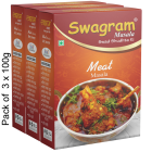 300g MEAT MASALA (PACK OF 3) GRADE 1 BEST QUALITY SPICES OF SHUCHI SWAGRAM