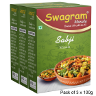 300g SABJI MASALA (Pack of 3) | GRADE 1 BEST QUALITY SPICES OF SHUCHI SWAGRAM | BEST KICHEN KING CURRY MASALA | BEST VEGITABLE MASALA